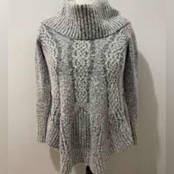 ANTHROPOLOGIE M Angel of the North Wool Blend Nubby Cowl Neck Sweater - Picture 13 of 15